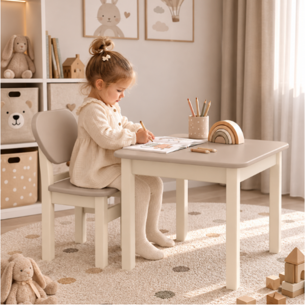 Dětský stolek Tusso Gekko Kids. Cappuccino